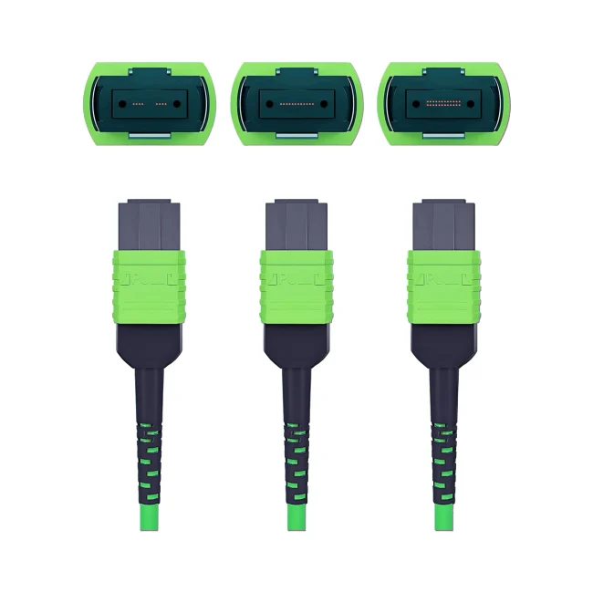 MTP Patch Cord,Multimode fiber(OM5),Type A,MTP 12 Jumpers UPC (Female) to MTP 12 Jumpers UPC (Female),OFNP-Plenum,1m (3.28ft)~100m (328.08ft)