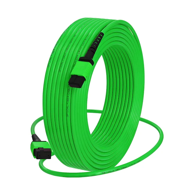 Fiber OM5 MPO,Multimode fiber(OM5),Type A,OM5 MPO Cable 8 Jumper PC (Female) to OM5 MPO Cable 8 Jumper PC (Female),OFNP-Plenum,50m (164.04ft)