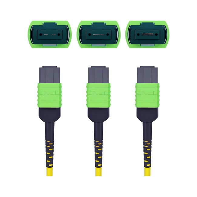 MTP Fiber Cables,single mode fiber(G657A1),Type B,MTP-16 Cable APC (Female) to MTP-16 Cable APC (Female),OFNP-Plenum,1m (3.28ft)~100m (328.08ft)