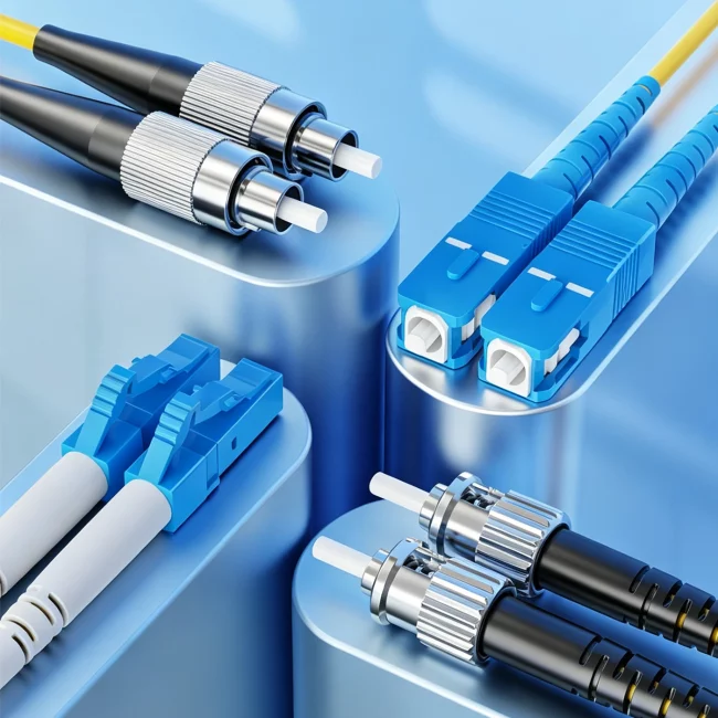 Fiber Patch Cables, LC UPC Fiber Patch Cord Simplex to FC UPC Fiber Connector Simplex, Single Mode Fiber(G657A1), 2.0mm, Tight-Buffered, Yellow, Riser (OFNR), 0.2m (0.65ft)-30m (98.43ft)