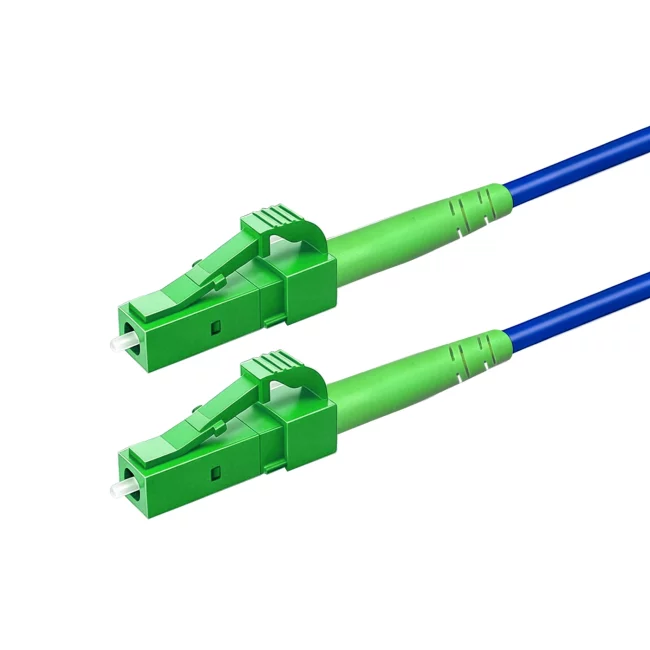 Specialty Fibers, LC/APC Connector Simplex to LC/APC Connector Simplex, Single Mode Fiber(G657A1), 3.0mm, Blue, Riser (OFCR), 1m (3.28ft)-30m (98.43ft)