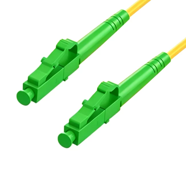 SC Fiber Patch Cable-LC Fiber Jumper, SC UPC Connector Meaning Simplex to LC/APC Connector Simplex, Single Mode Fiber(G657A1), 2.0mm, Tight-Buffered, Yellow, Riser (OFNR), 0.2m (0.65ft)-30m (98.43ft)