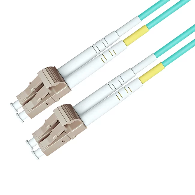 Fiber Patch Cables Multimode, Duplex LC UPC Fiber Cable to Duplex LC UPC Fiber Cable, Multimode Fiber (OM3), 2.0mm, Tight-Buffered, Orange, Riser (OFNR), 0.2m (0.65ft)-30m (98.43ft)
