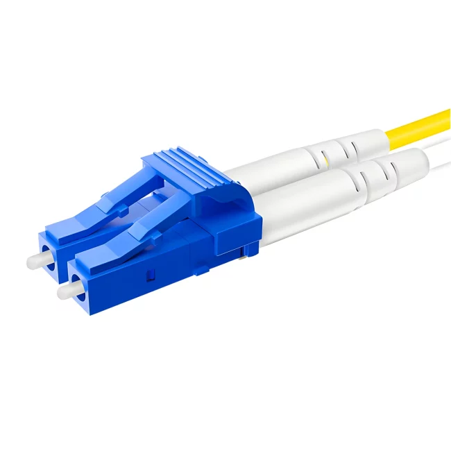 Fiber Patch Cables Single Mode, Duplex LC UPC SMF Optical to Duplex SC APC Cable, Single Mode Fiber(G657A1), 2.0mm, Tight-Buffered, Yellow, Riser (OFNR), 0.2m (0.65ft)-30m (98.43ft)