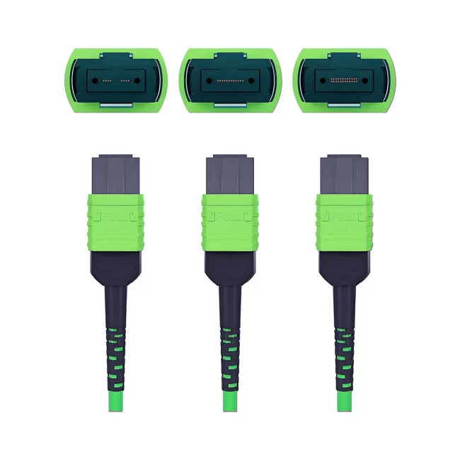 MPO Multi Fiber Push On,Multimode fiber(OM5),Type C,Is MPO Multimode 8 Jumper PC (Female) to Is MPO Multimode 8 Jumper PC (Female),OFNP-Plenum,100m (328.08ft)