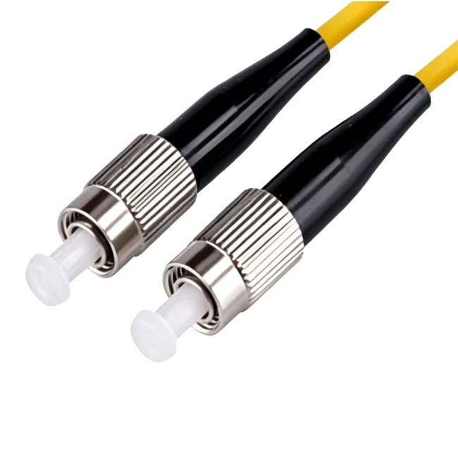Fiber Jumper Connector Types, FC UPC Patch Cord Simplex to FC UPC Patch Cord Simplex, Single Mode Fiber(G657A1), 2.0mm, Tight-Buffered, Yellow, Riser (OFNR), 0.2m (0.65ft)-30m (98.43ft)