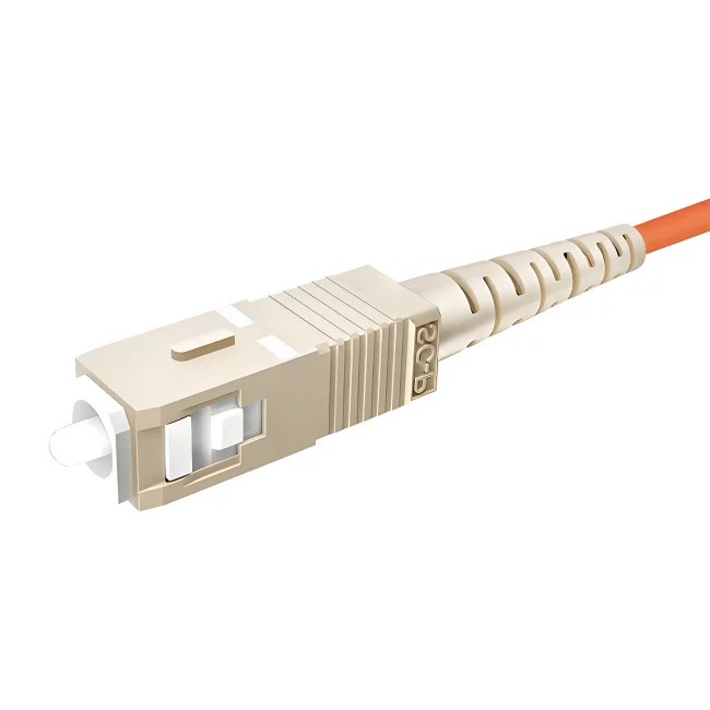 SC Fiber Connector, SC UPC Connector Fiber Simplex to SC UPC Connector Fiber Simplex, Multimode Fiber (OM1), 2.0mm, Tight-Buffered, Orange, Riser (OFNR), 0.2m (0.65ft)-30m (98.43ft)
