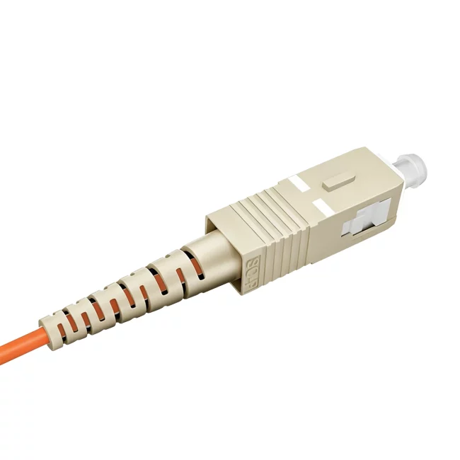 SC Fiber Connector, SC UPC Connector Fiber Simplex to SC UPC Connector Fiber Simplex, Multimode Fiber (OM1), 2.0mm, Tight-Buffered, Orange, Riser (OFNR), 0.2m (0.65ft)-30m (98.43ft)