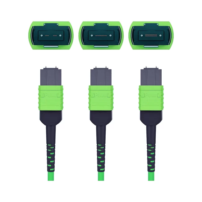 MPO Multi Fiber Push On,Multimode fiber(OM5),Type C,MPO Multi Mode-8 Jumper PC (MALE) to MPO Multi Mode-8 Jumper PC (MALE),OFNP-Plenum,10m (32.81ft)