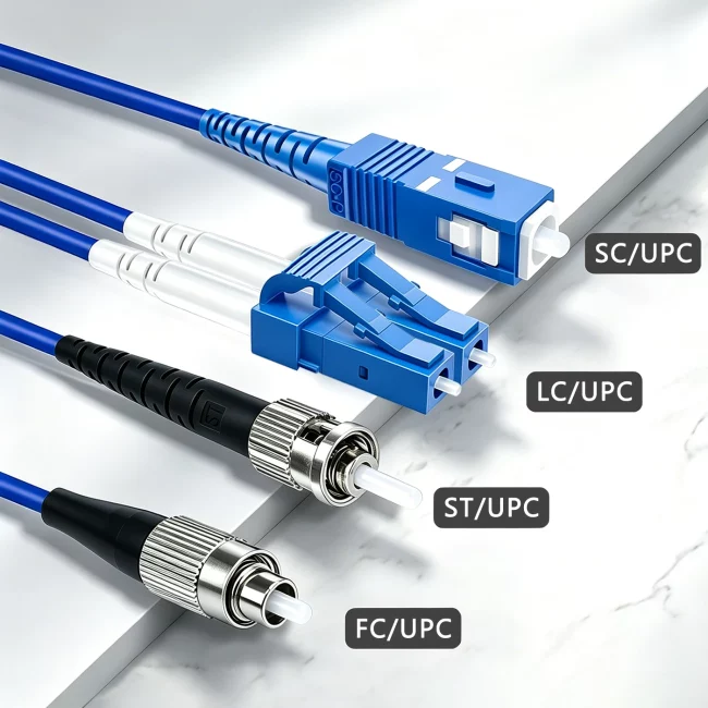 Armored Fiber Jumpers, SC UPC Connector Fiber Duplex to SC UPC Connector Fiber Duplex , Single Mode Fiber(G657A1), 3.0mm, Blue, Riser (OFCR), 1m (3.28ft)-30m (98.43ft)