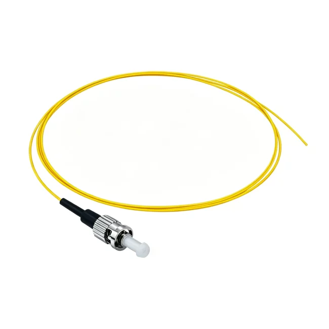 fiber optic pigtail,st fiber tails,fiber patch cords and pigtails,fiber optic pigtail simplex singlemode lc upc to stub 2 m-ST-UPC-SM