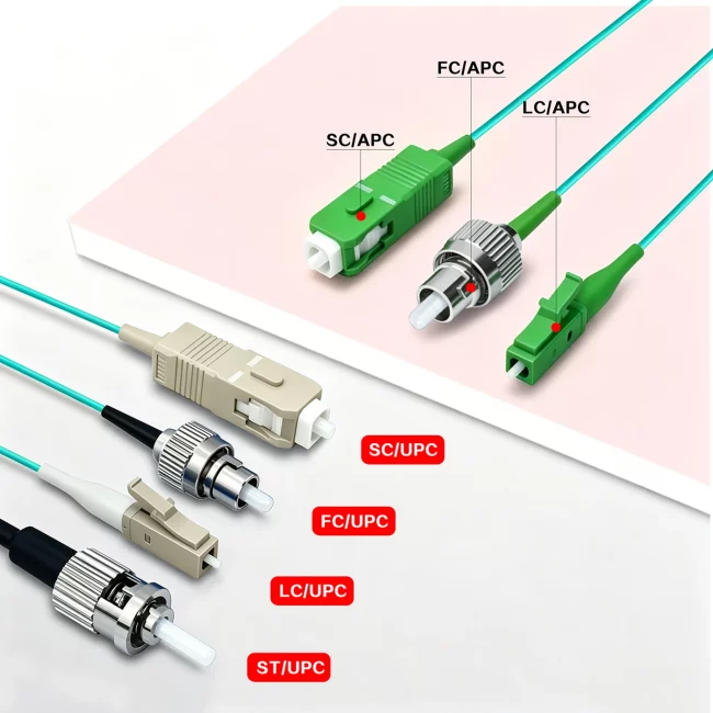 SC Fiber Tails, SC UPC Connector Meaning Simplex to Unterminated, Multimode Fiber (OM3), 0.9mm, Tight-Buffered, Aqua, PVC (Unrated), 1m (3.28ft)-5m (16.4ft)