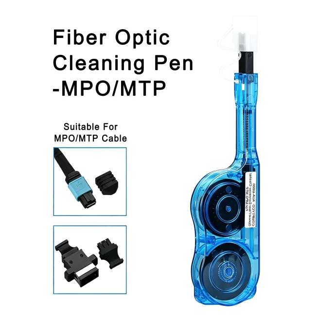 MPO MTP Fiber Cleaner, Fiber Optic Cleaning Pen MPO/MTP, one click fiber optic cleaning pen for MPO/MTP Connector, fiber optic cleaning tools