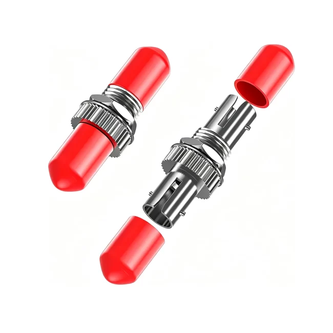 Fiber Adapters, ST UPC to ST UPC, Simplex, Single Mode (OS2), Fiber Optic Adapter/Coupler without Flange