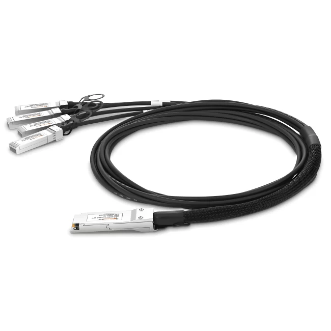 Direct Attach Copper Cable(DAC Cable)|Passive Direct Attach Copper Breakout Cable Cisco Compatible 40G QSFP+ to 4x10G SFP+ ,1m (3.28ft)~7m (22.97ft)