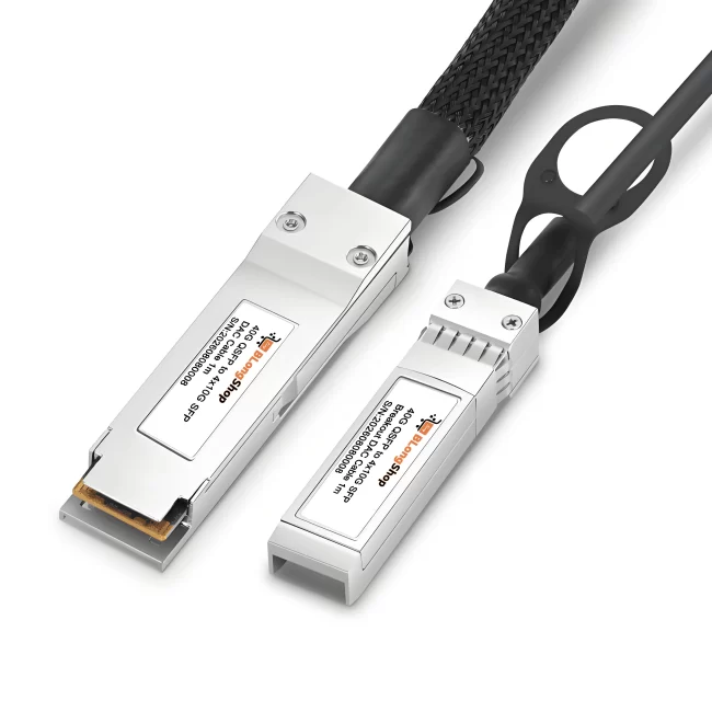 Direct Attach Copper Cable(DAC Cable)|Passive Direct Attach Copper Breakout Cable Cisco Compatible 40G QSFP+ to 4x10G SFP+ ,1m (3.28ft)~7m (22.97ft)