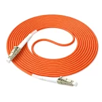 Fiber Patch Cables Multimode, LC UPC MMF Simplex to LC UPC MMF Simplex, Multimode Fiber (OM1), 2.0mm, Tight-Buffered, Orange, Riser (OFNR), 0.2m (0.65ft)-30m (98.43ft)