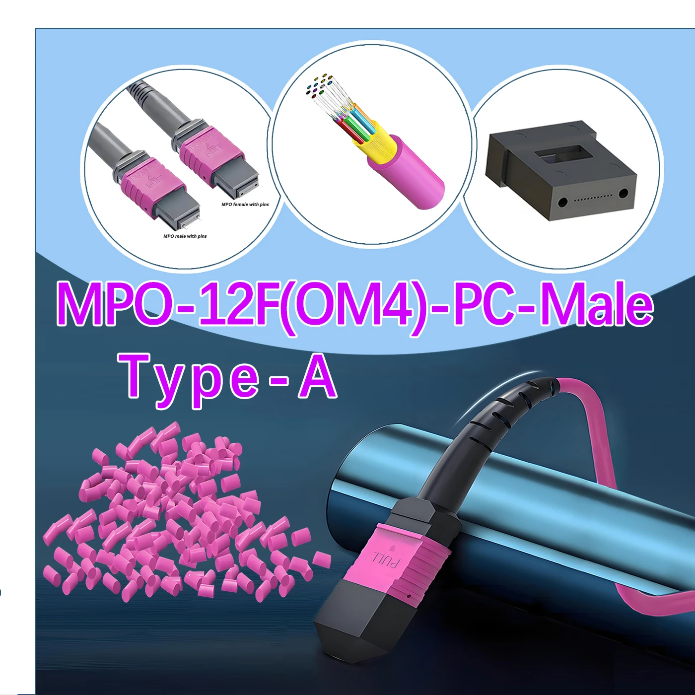 mpo patch cord system solution,mpo optical connector,mpo multimode fiber,mtp mpo connector supplier,40gb mpo cable,mpo patch cord wholesale