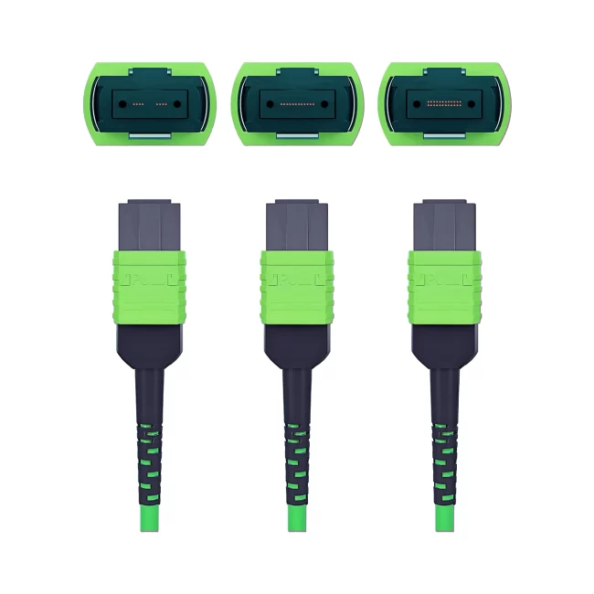 MPO Multimode Fiber,Multimode fiber(OM5),Type B,MPO Multi Mode 8 Jumper PC (Female) to MPO Multi Mode 8 Jumper PC (Female),OFNP-Plenum,1m (3.28ft)~100m (328.08ft)