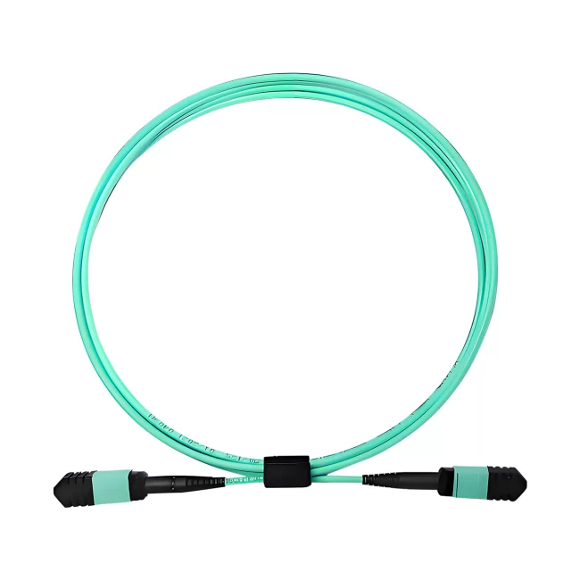 MTP Fiber Cables,MTP Connector,Multimode fiber(OM3),Type A,MTP-24 Cable UPC (Male) to MTP-24 Cable UPC (Male),Flame Retardant LSZH,1m (3.28ft)~100m (328.08ft)