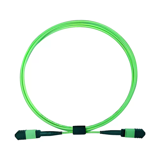MTP Fiber Optic Connector,Multimode fiber(OM5),Type A,MTP 24 Jumpers UPC (Male) to MTP 24 Jumpers UPC (Male),Flame Retardant LSZH,1m (3.28ft)~100m (328.08ft)
