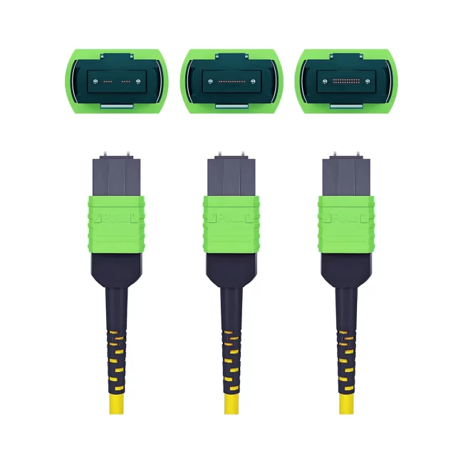 MTP24,MTP/MPO SM,MTP-24,single mode fiber(G657A1),Type B,MTP-24 Cable APC (Male) to MTP-24 Cable APC (Male),Flame Retardant LSZH,1m (3.28ft)~100m (328.08ft)
